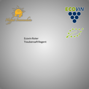 ECOVIN Roter Traubensaft Regent