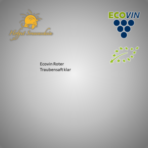 ECOVIN Roter Traubensaft klar